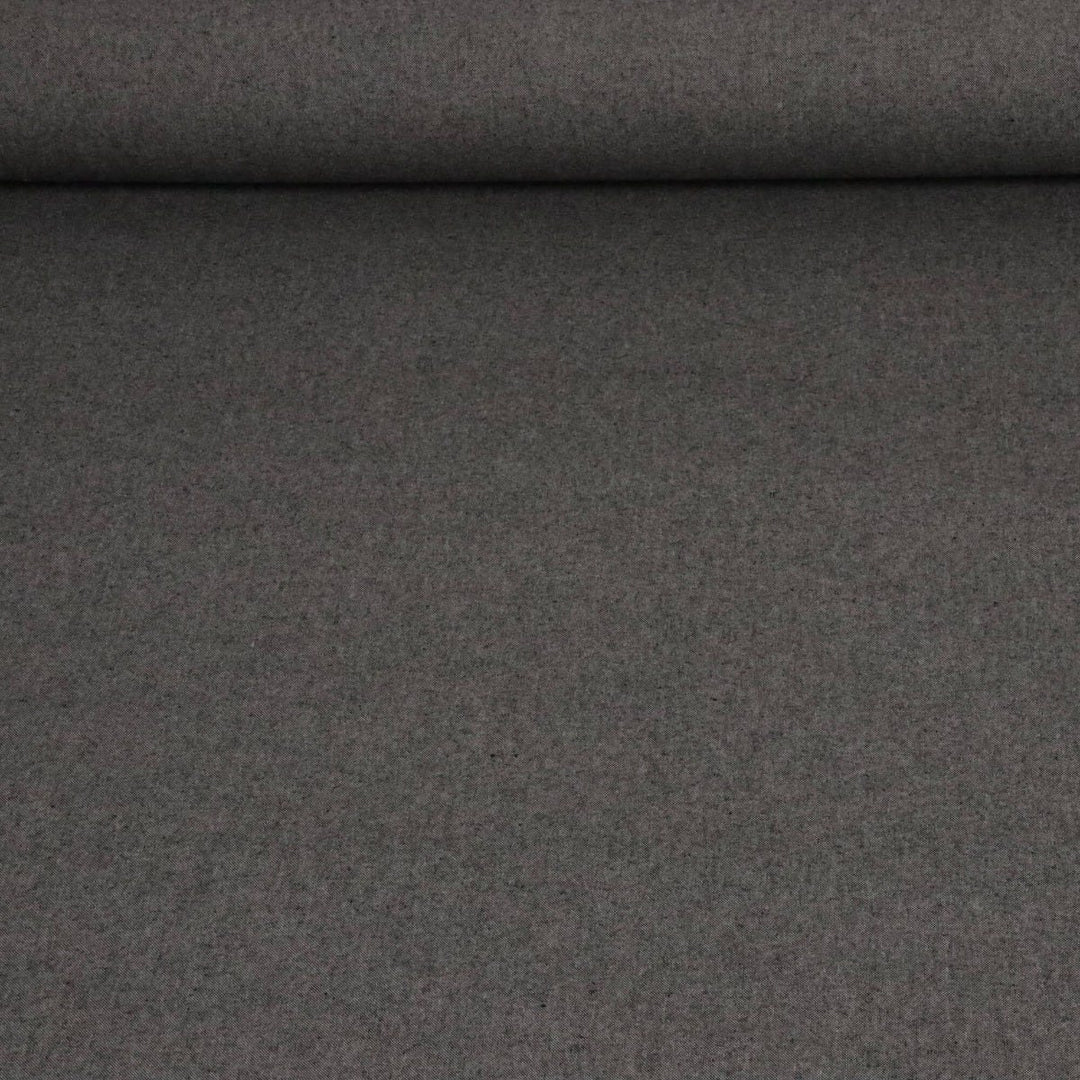 Anthracite Grey Linen/Cotton Double Width Fabric