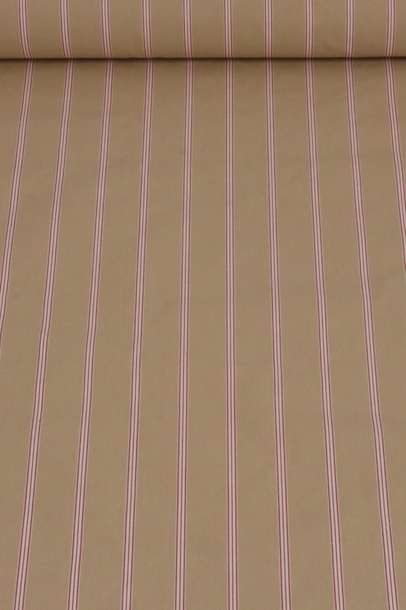 Clearance Romo Stratton Gilby Postbox Ticking Stripe Fabric