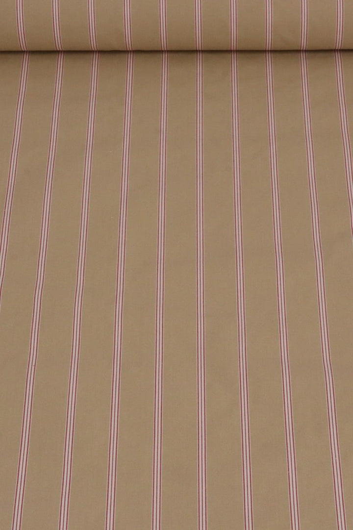 Clearance Romo Stratton Gilby Postbox Ticking Stripe Fabric