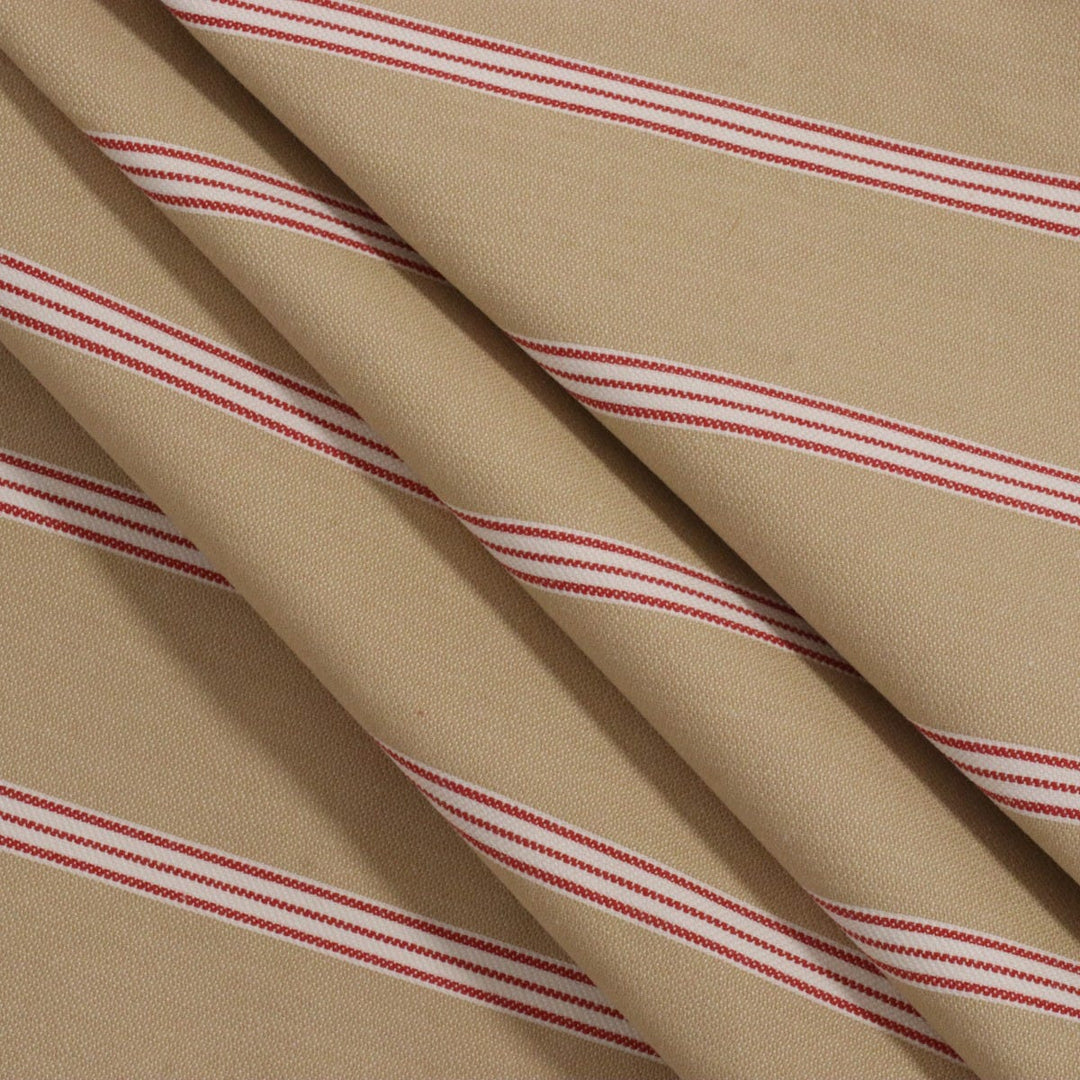 Clearance Romo Stratton Gilby Postbox Ticking Stripe Fabric