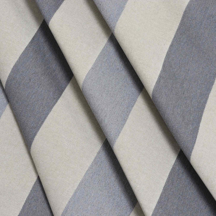 Sussex Stripe Grey Double Width Fabric