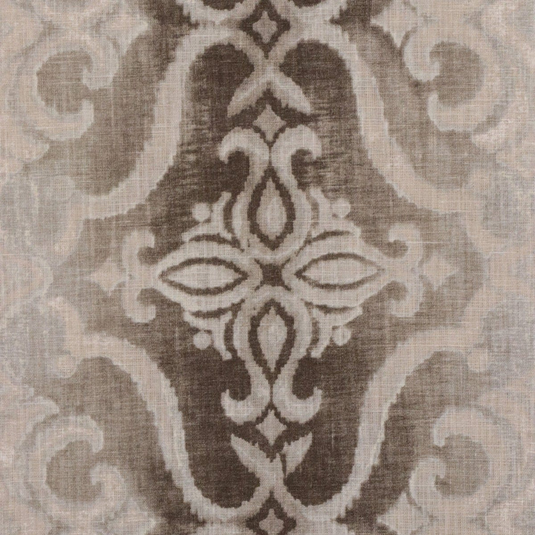 Stof Giacomo French Linen Ikat Fabric in Grey