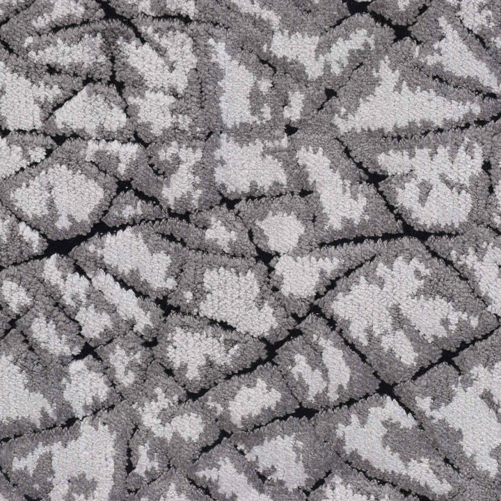 Clearance Voyage Maculo Silver Jacquard Fabric