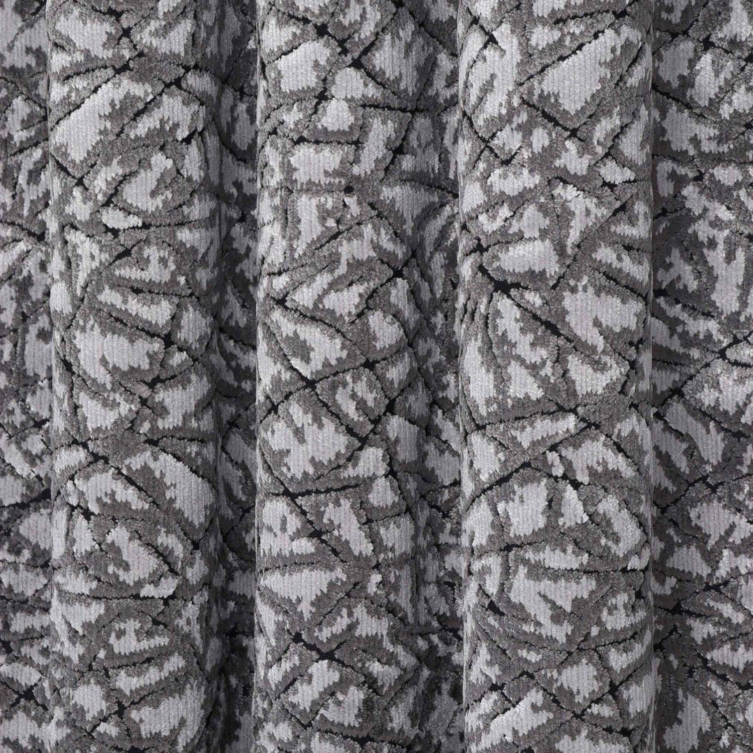 Clearance Voyage Maculo Silver Jacquard Fabric