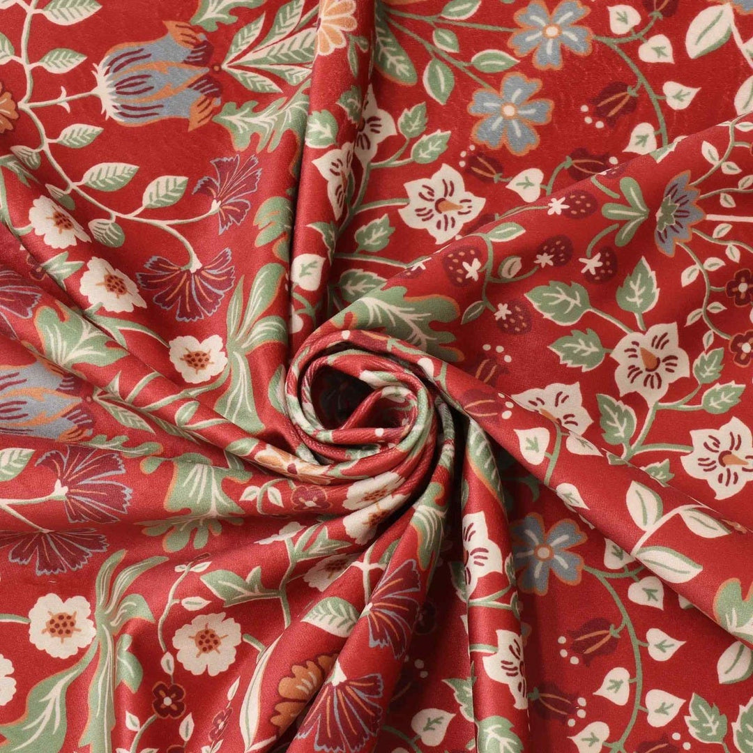 Windsor Red Velvet Fabric