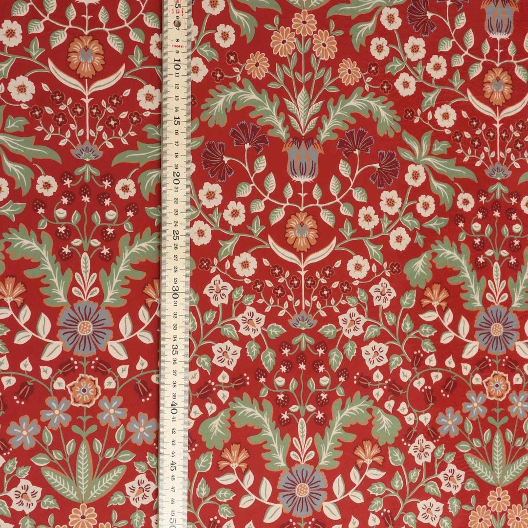 Windsor Red Velvet Fabric