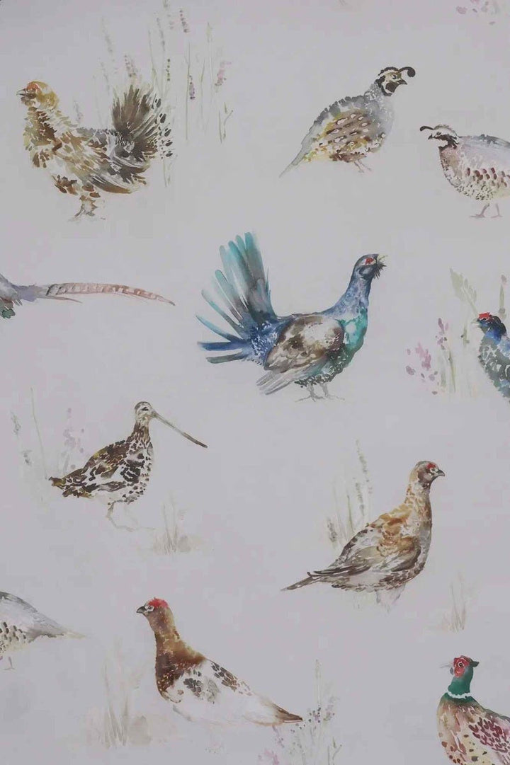 Voyage Large Game Birds Fabric  