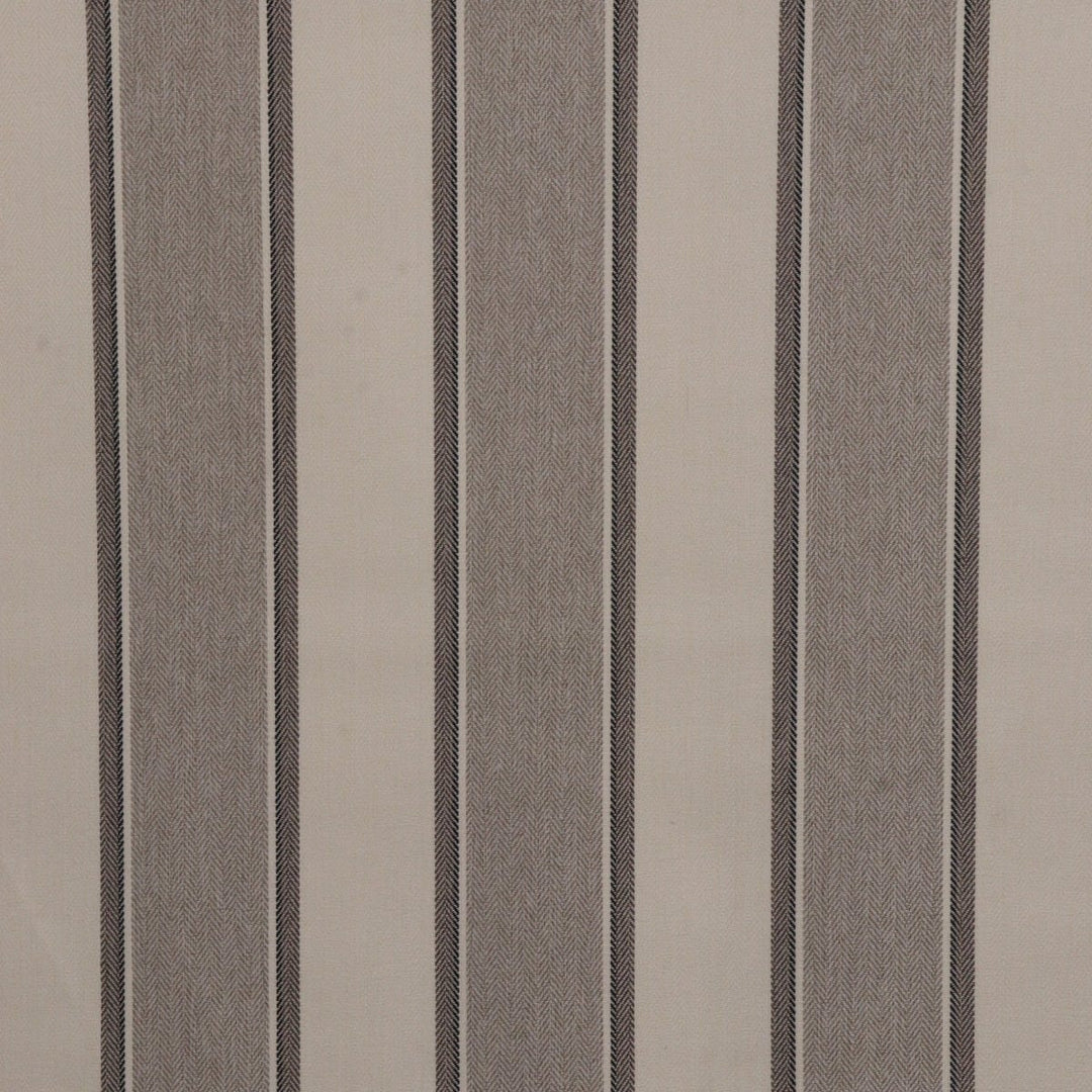 Danbury Herringbone Stripe Natural FR Fabric