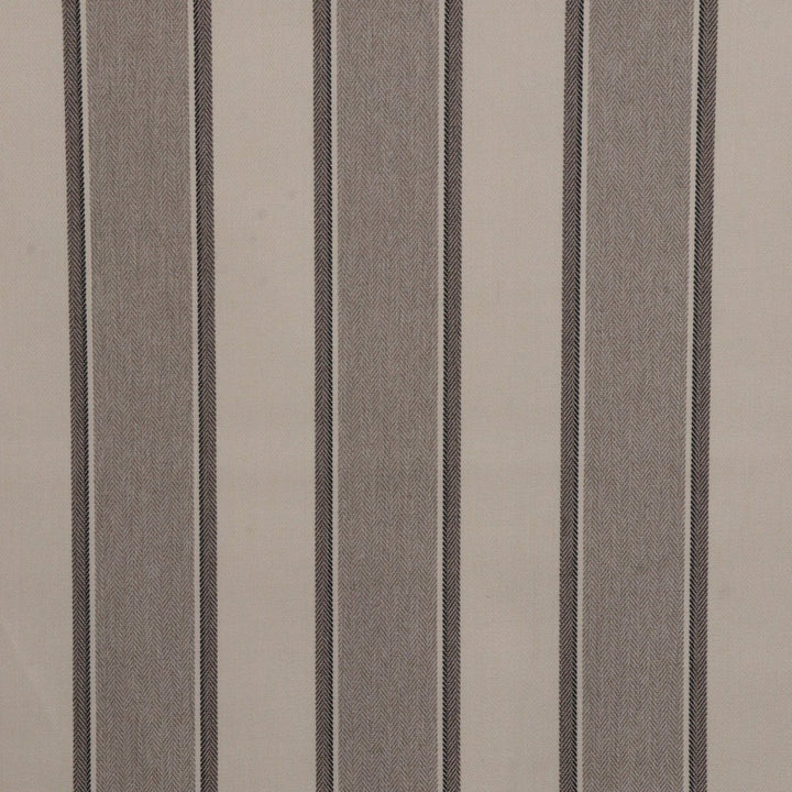 Danbury Herringbone Stripe Natural FR Fabric