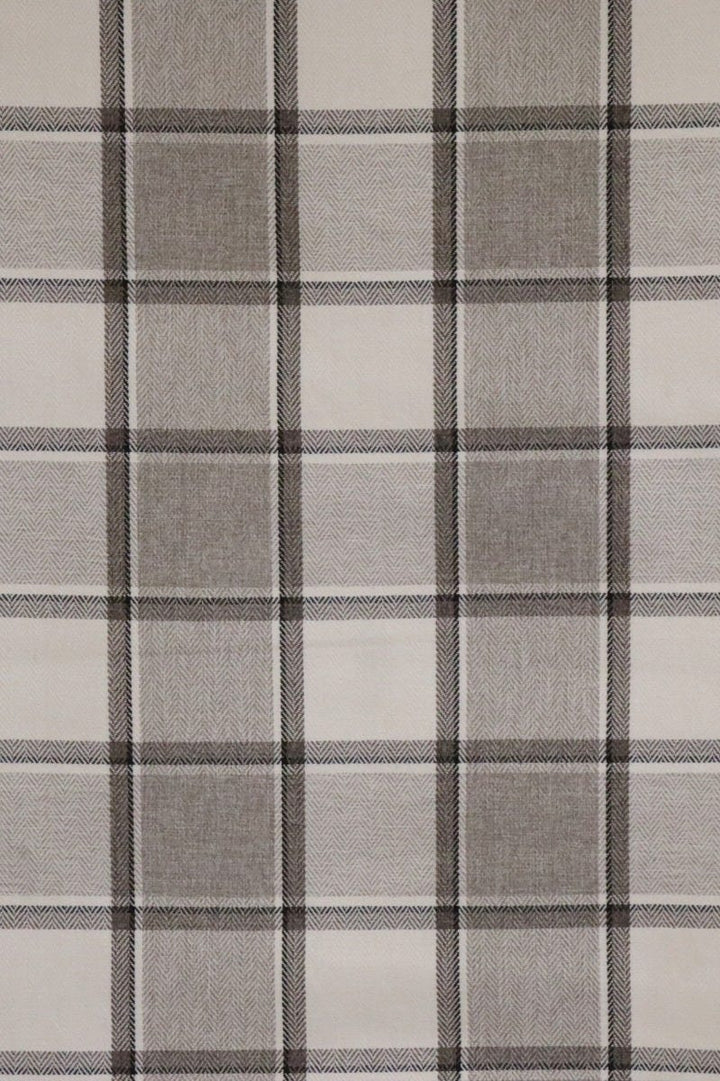 Danbury Herringbone FR Natural Check Fabric