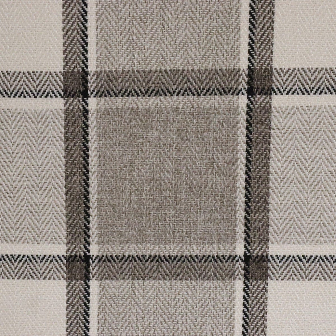 Danbury Herringbone FR Natural Check Fabric