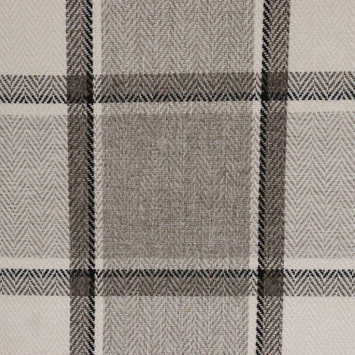 Danbury Herringbone FR Natural Check Fabric