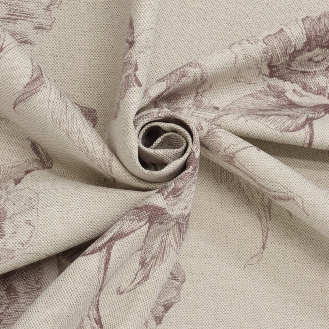 Art of the Loom Chatsworth Floral Damson Fabric