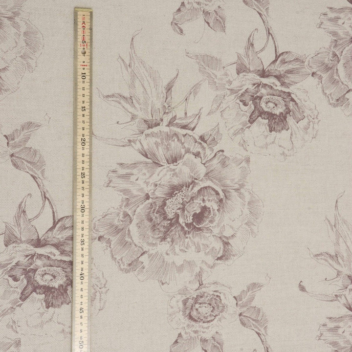 Art of the Loom Chatsworth Floral Damson Fabric