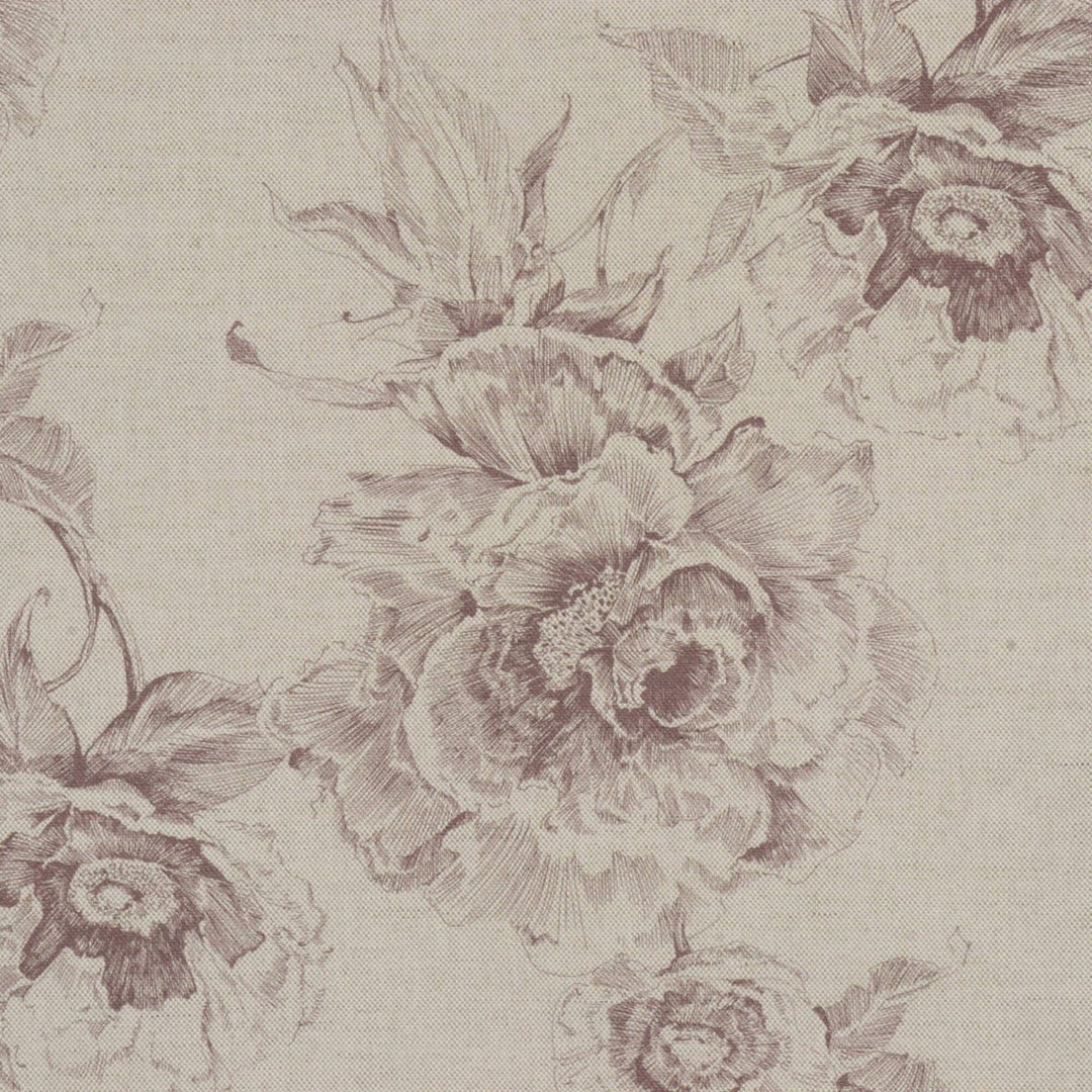 Art of the Loom Chatsworth Floral Damson Fabric