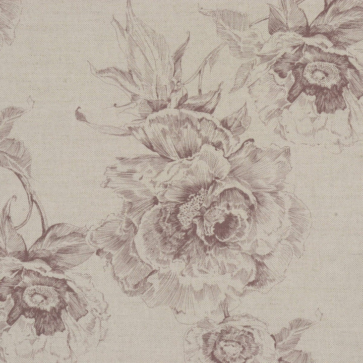 Art of the Loom Chatsworth Floral Damson Fabric