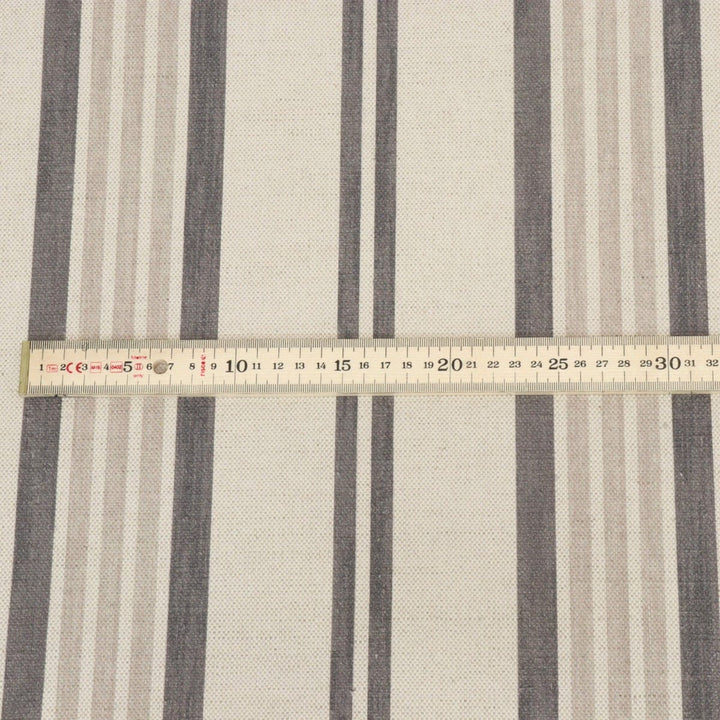 Art of the Loom Lavenham Stripe Slate Fabric