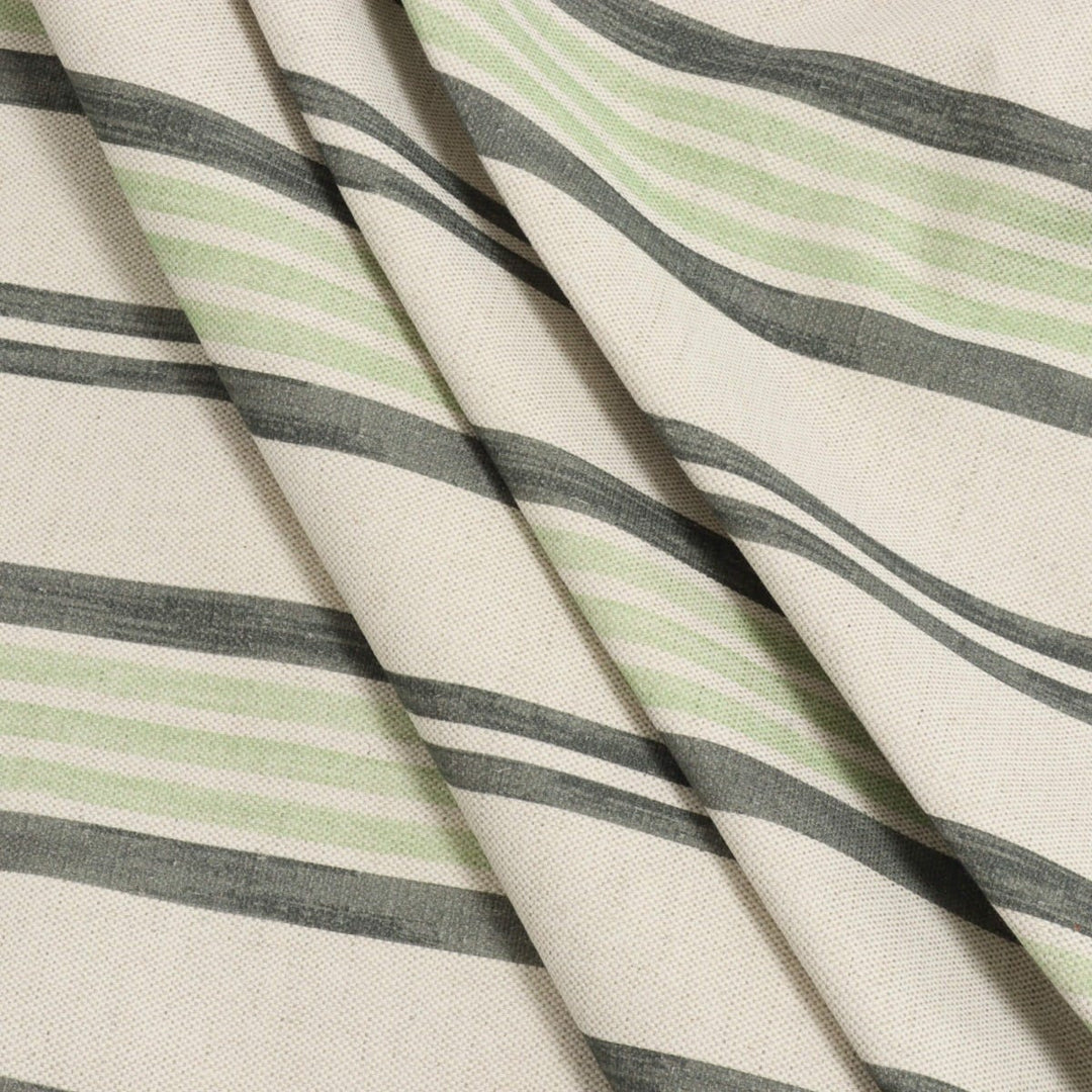 Art of the Loom Lavenham Stripe Sage Fabric