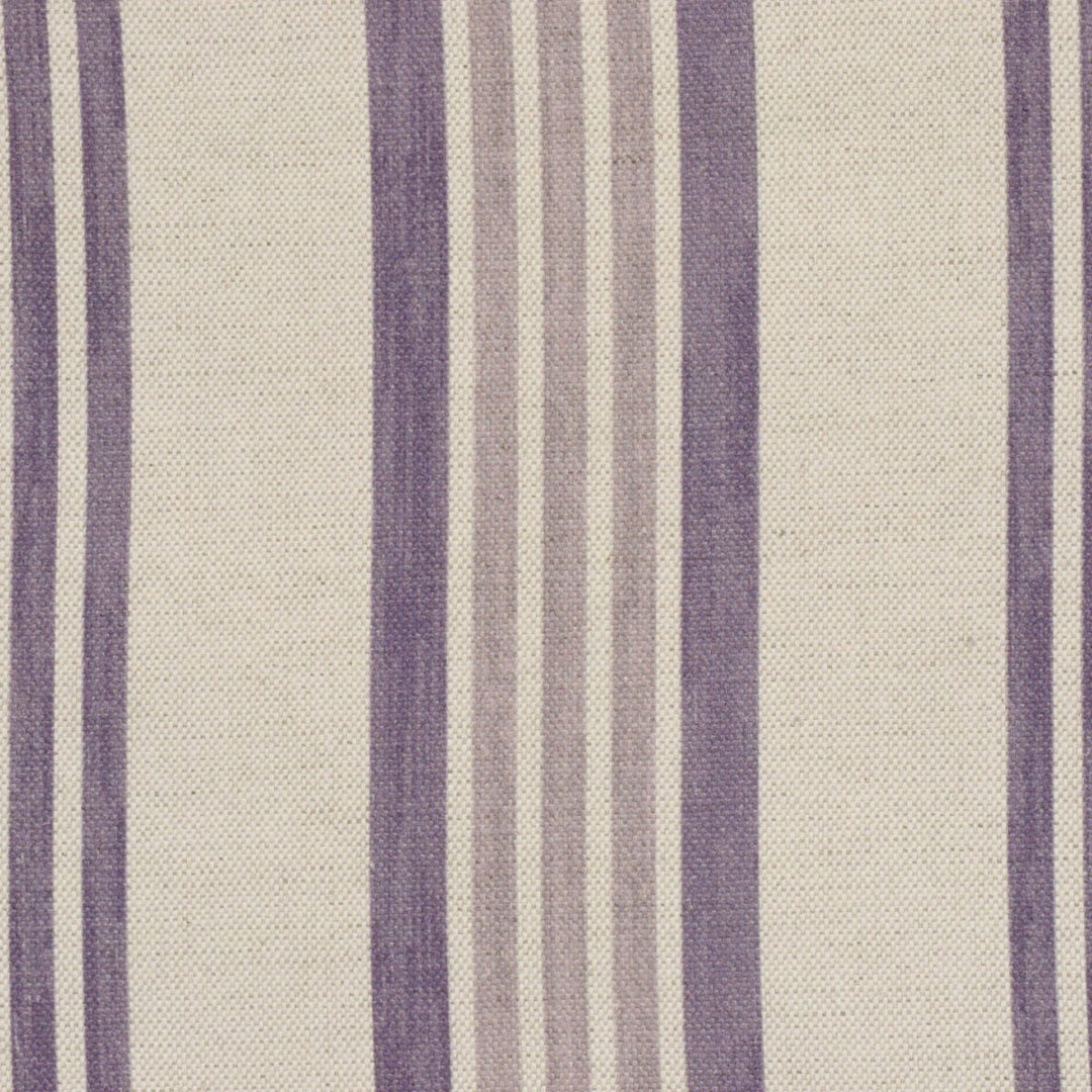 Art of the Loom Lavenham Stripe Plum Fabric