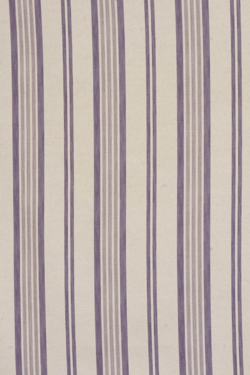 Art of the Loom Lavenham Stripe Plum Fabric