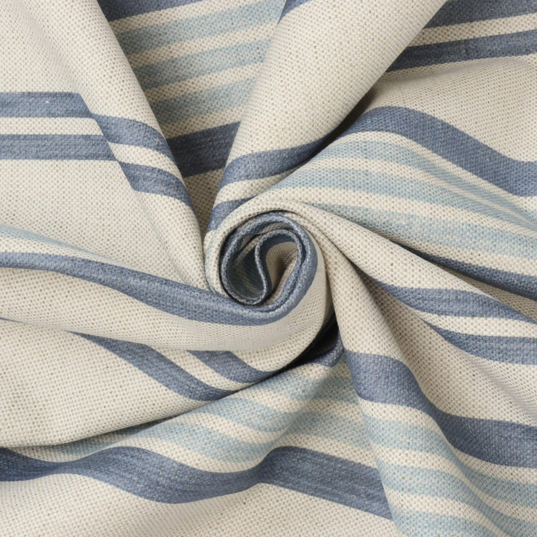 Art of the Loom Lavenham Stripe Blue Fabric