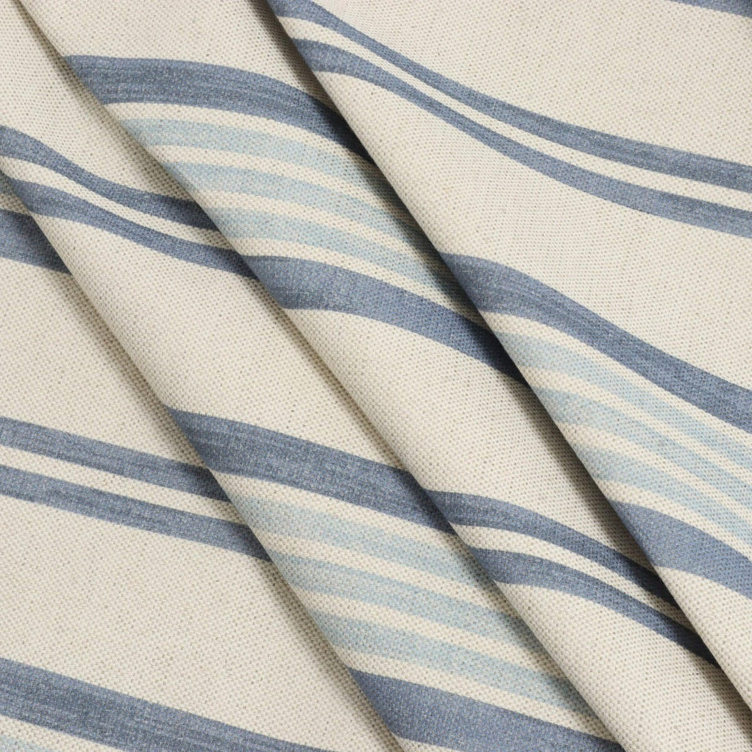 Art of the Loom Lavenham Stripe Blue Fabric