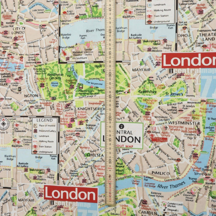 Double Width London Town Fabric