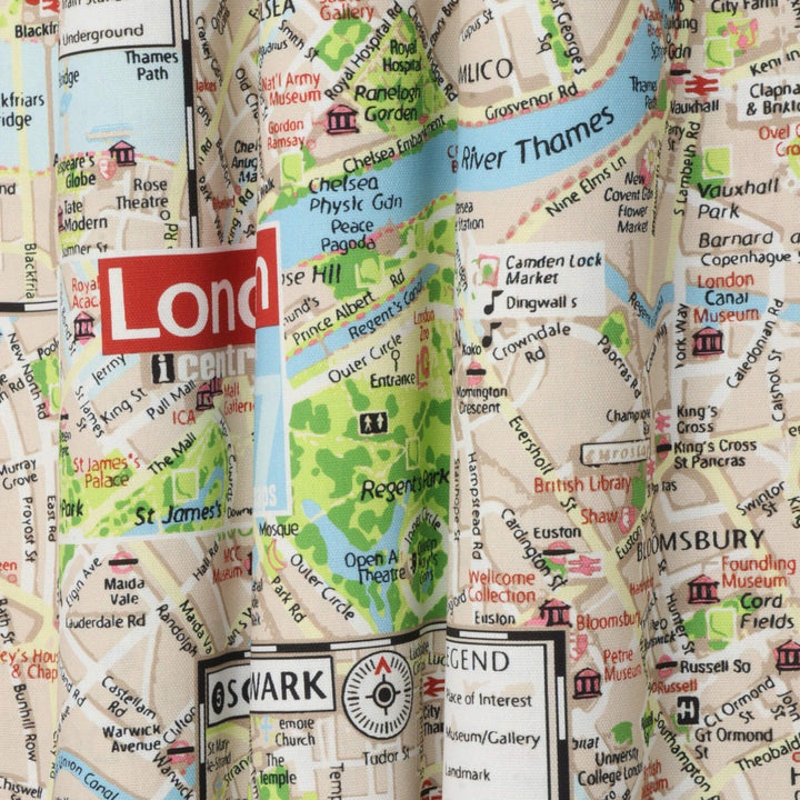 Double Width London Town Fabric