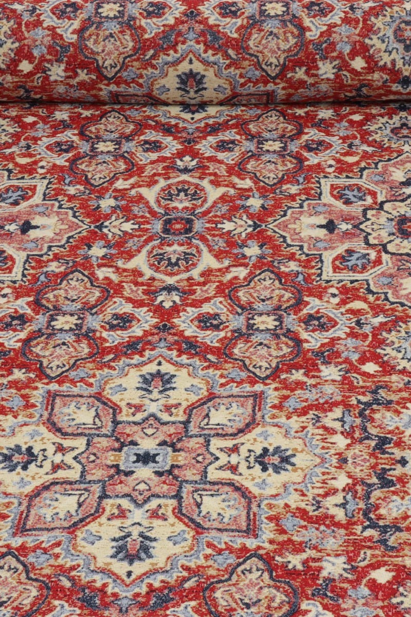 Alhambra Tapestry Red Fabric