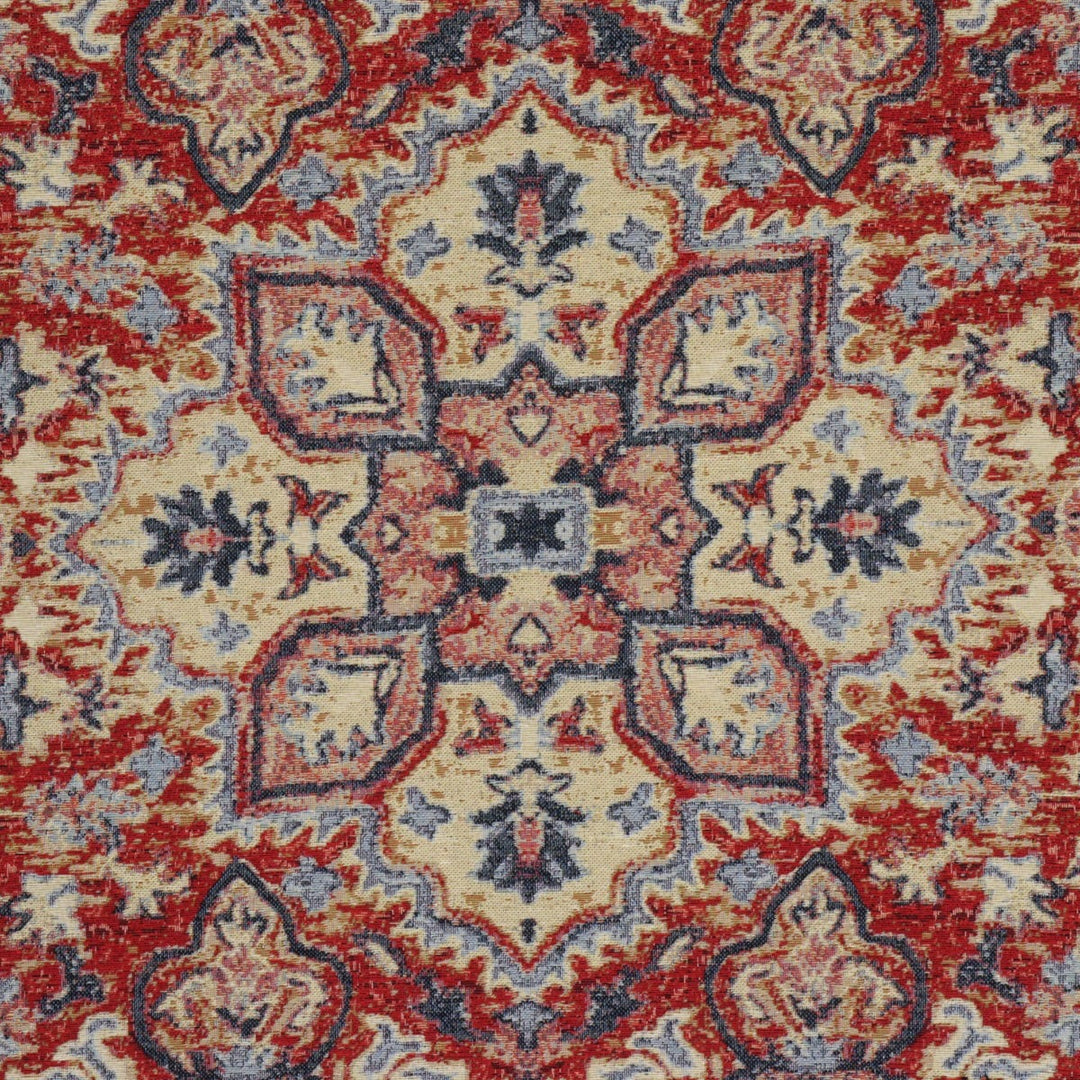 Alhambra Tapestry Red Fabric