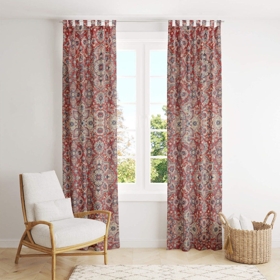 Alhambra Tapestry Red Fabric