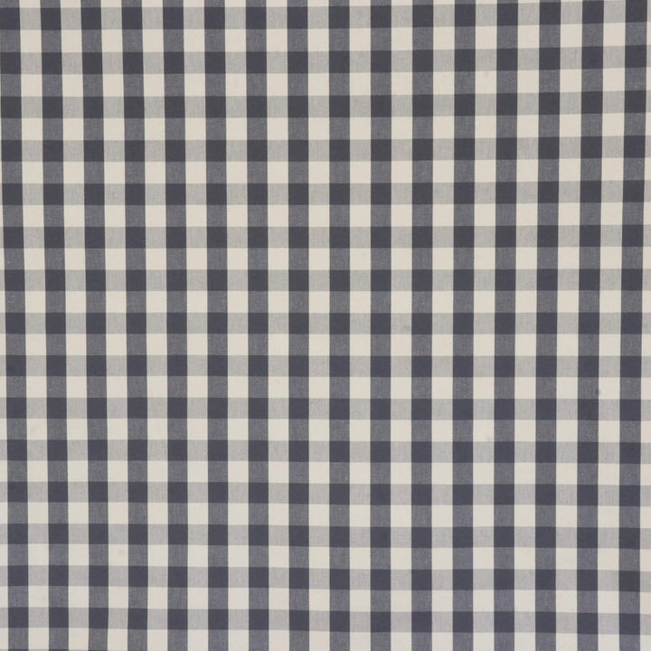 Clifton Gingham Grey Fabric