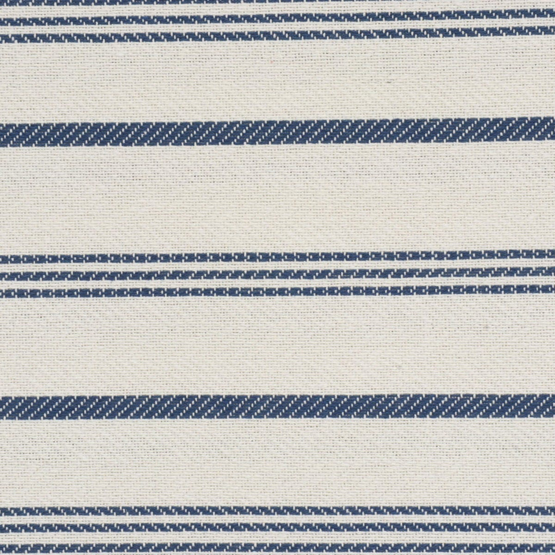 Double Width Milford Stripe Navy Fabric