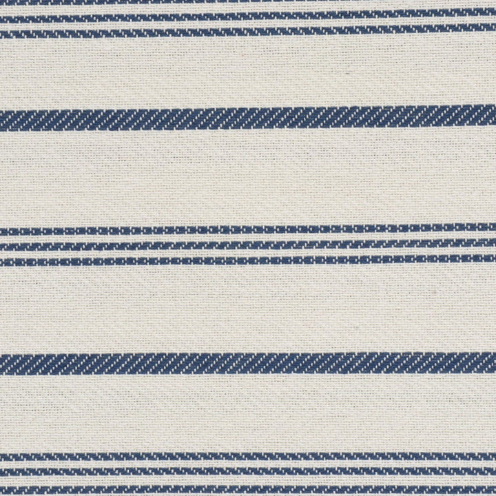 Double Width Milford Stripe Navy Fabric