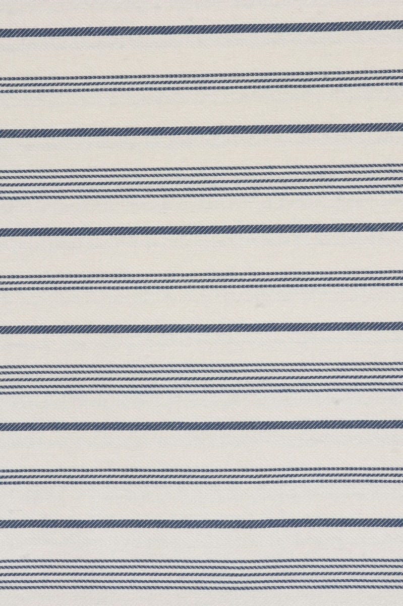 Double Width Milford Stripe Navy Fabric