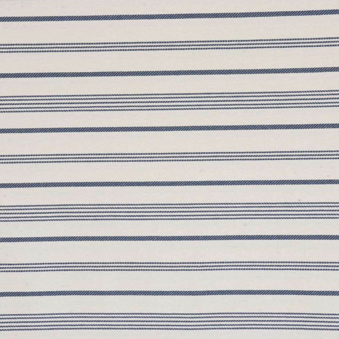 Double Width Milford Stripe Navy Fabric