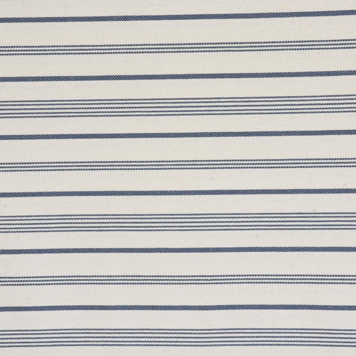 Double Width Milford Stripe Navy Fabric
