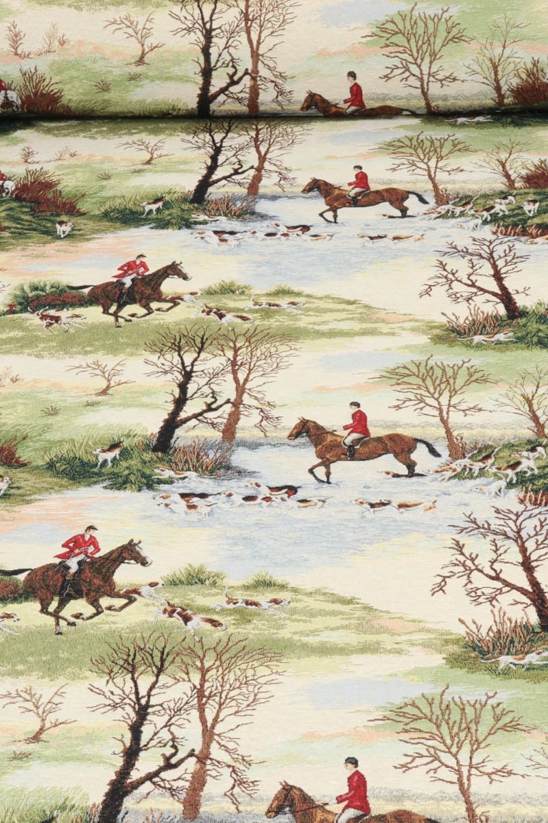 The Hunt Tapestry Fabric