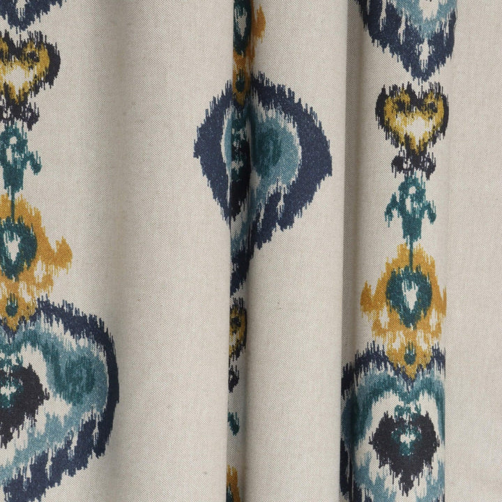 Kasbah Blue / Linen Fabric