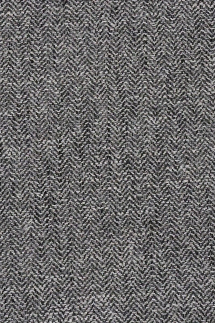 Clearance Herringbone Tweed FR Steel Fabric