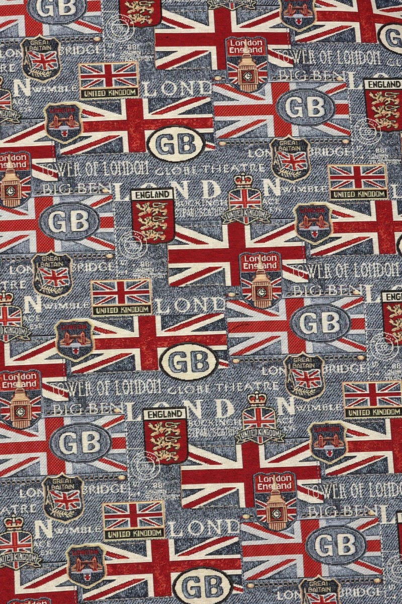 Great British Icon Tapestry Fabric