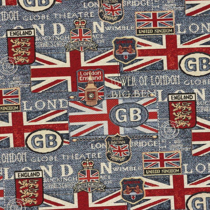 Great British Icon Tapestry Fabric