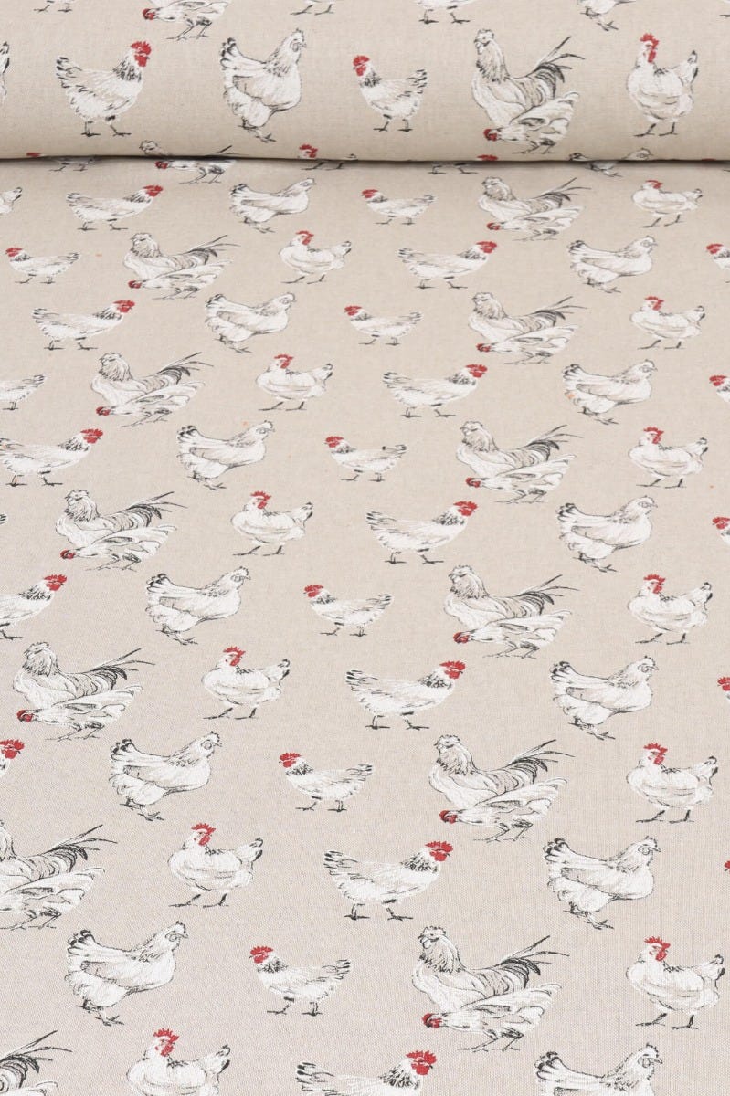 Cluck Linen Fabric