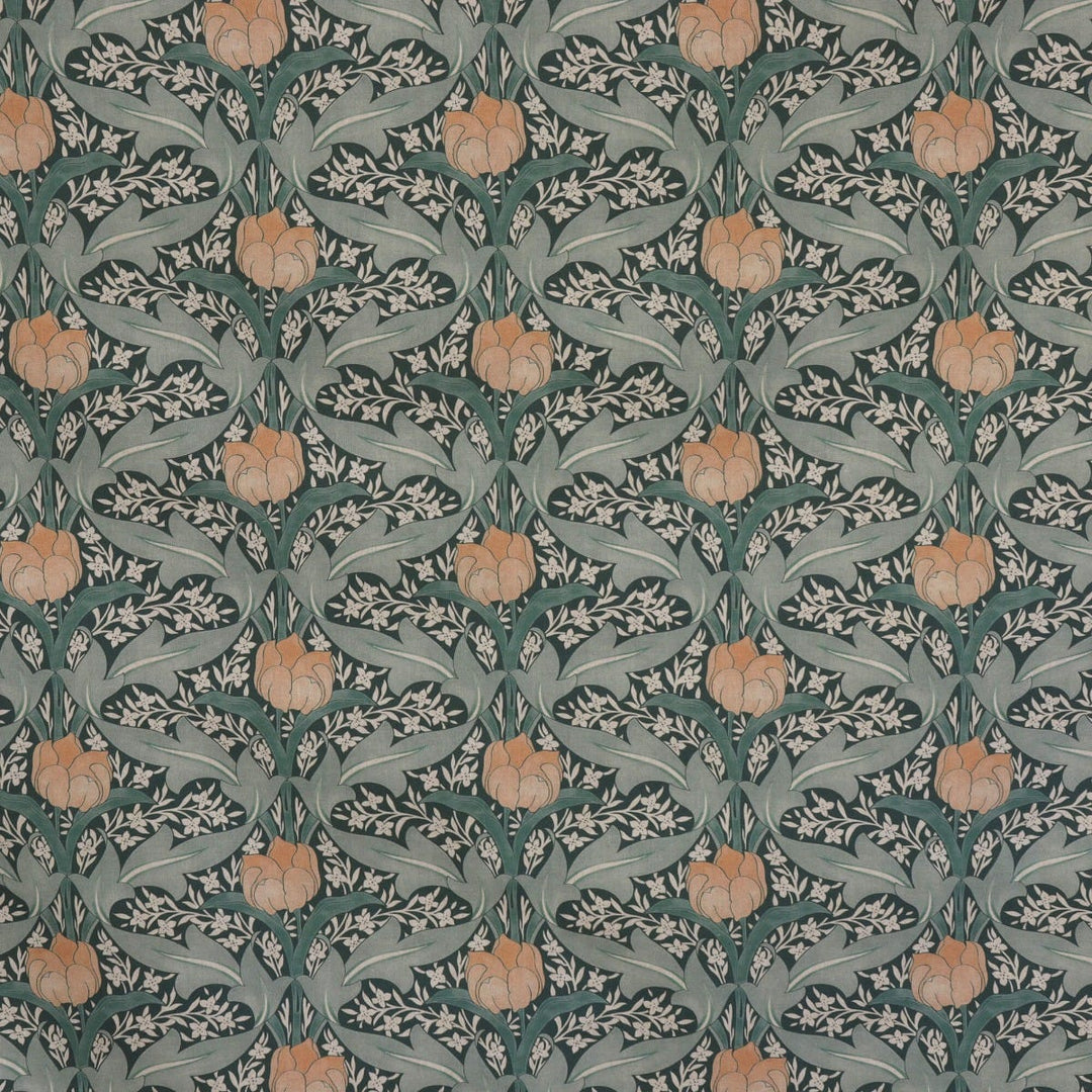 Morris Tulip Green 140cm Fabric