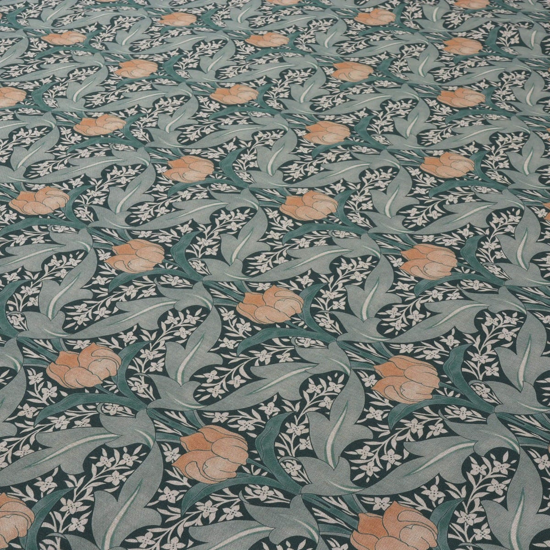 Morris Tulip Green 140cm Fabric