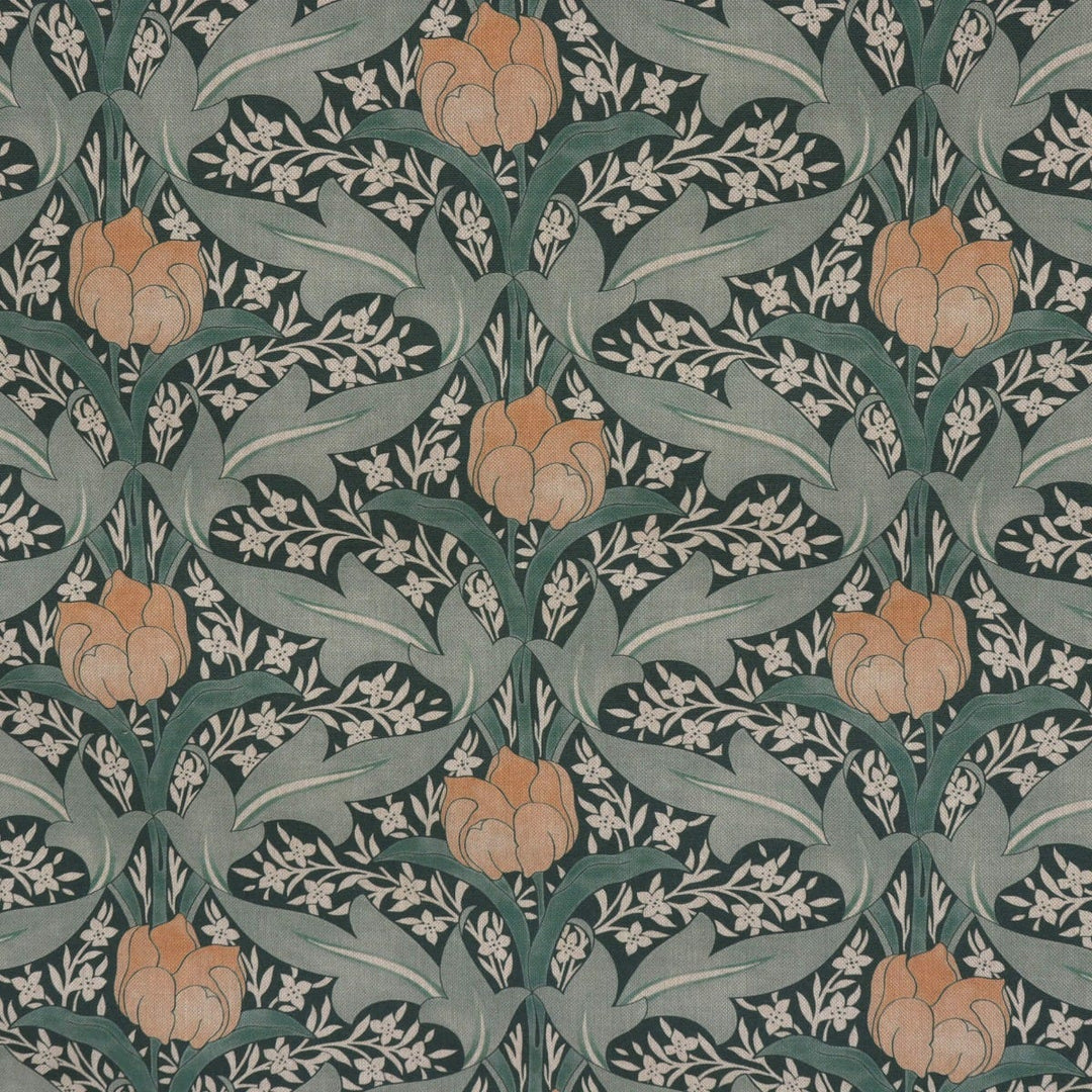 Morris Tulip Green 140cm Fabric