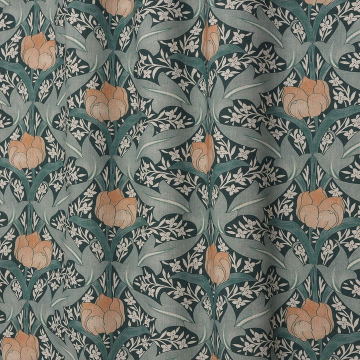 Morris Tulip Green 140cm Fabric