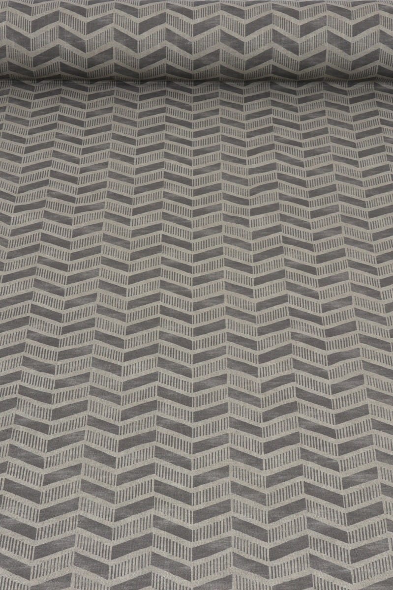 Clearance Empire Chevron Taupe Fabric