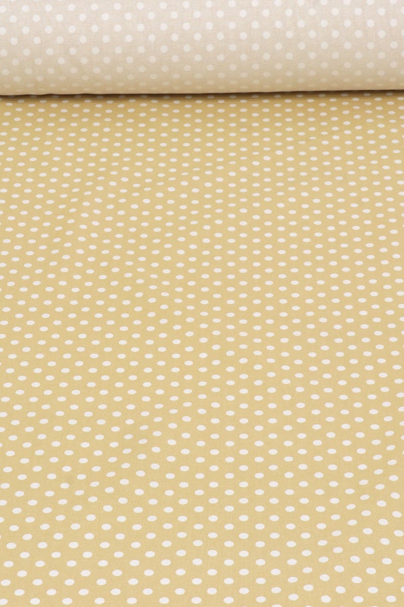 Sunshine Polka Dot Cotton Fabric