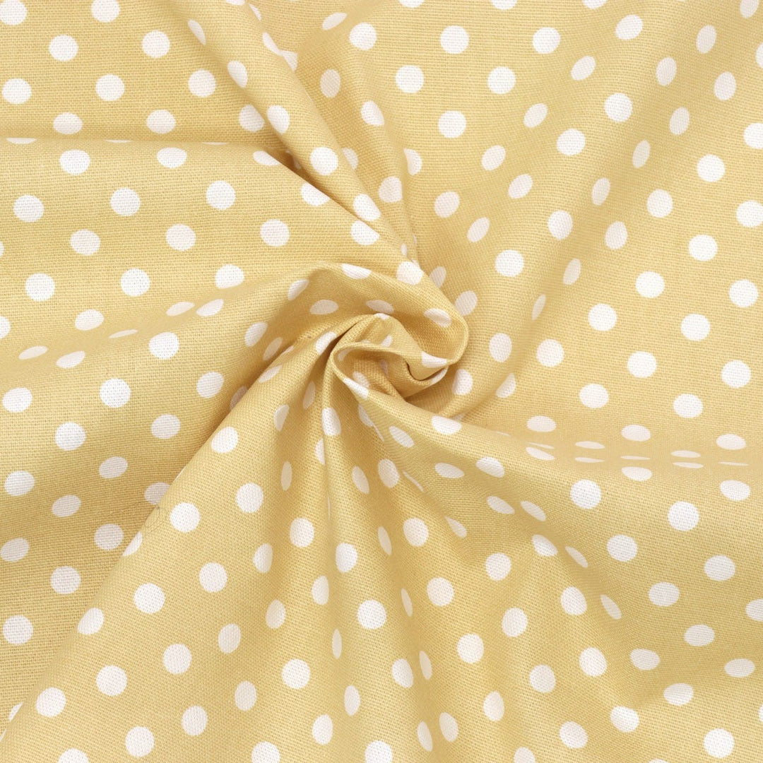 Sunshine Polka Dot Cotton Fabric